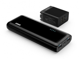 Anker 2nd Gen Astro E5 16000mAh External Battery + 20W Dual-Port USB Wall Charger