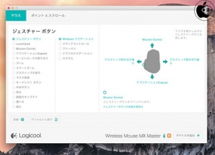 ジェスチャーボタン