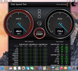 Blackmagic Disk Speed Test