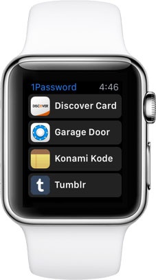 1Password for Apple Watch