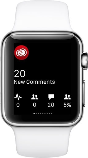 Adobe Creative Cloud for Apple Watch