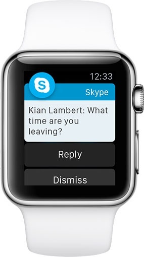 Skype for Apple Watch