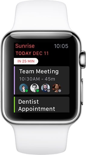Sunrise for Apple Watch