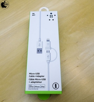 Belkin Micro-USB to USB Cable with Lightning Adapter
