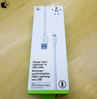 Belkin Lightning - USB充電/同期用ケーブル（3m）