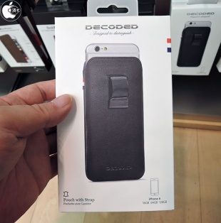 Decoded Leather Pouch with Strap for iPhone 6