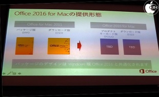 Office 2016 for Macの提供形態