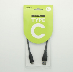 cheero TypeC USB 3.1 ケーブル 100cm