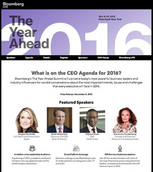 Bloomberg The Year Ahead Summit 2016