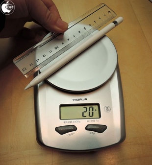 Apple Pencil 長さと重さ