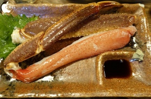 ズワイガニのお造り