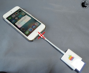 Lightning – SDカードカメラリーダー iPod touch
