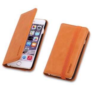 SHIELDON Genuine Leather Wallet Case for iPhone 6/6S