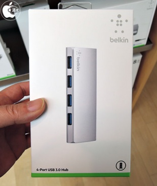 Belkinアルミニウム4ポートUSB 3.0ハブ