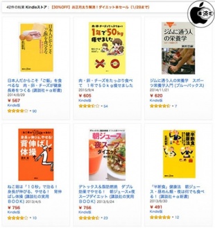 お正月太り解消！ダイエット本セール