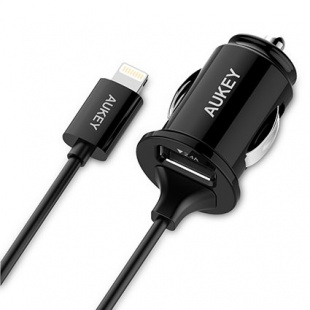 Aukey 4.8A / 24W Dual USB Car Charger Adapter for Apple