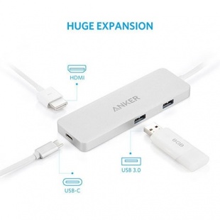 Anker プレミアムUSB-Cハブ HDMI & Power Delivery