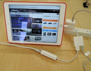 Lightning - USB 3カメラアダプタ/Apple USB Ethernet アダプタ
