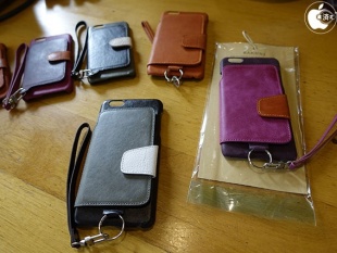 RAKUNI Leather Case with Strap for iPhone