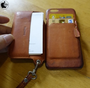 RAKUNI Leather Case with Strap for iPhone