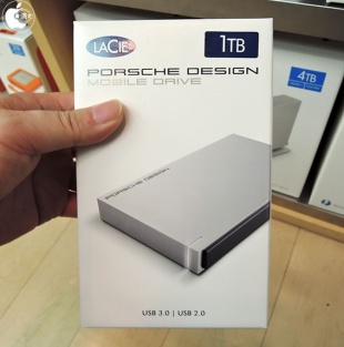 LaCie 1TB Mobile Porsche USB 3.0 Hard Drive