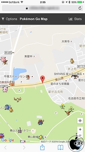PokemonGo Live Map