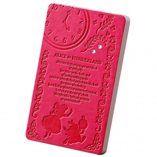 レザーモバイルバッテリー 不思議な国のアリス