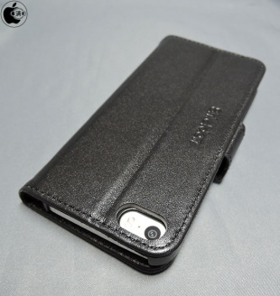 SHIELDON Genuine Leather Wallet Case for iPhone SE/5/5s