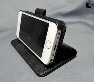 SHIELDON Genuine Leather Wallet Case for iPhone SE/5/5s