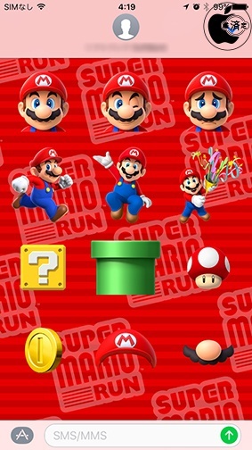 SUPER MARIO RUN Stickers