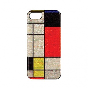Ikins iPhone7 天然貝ケース Mondrian