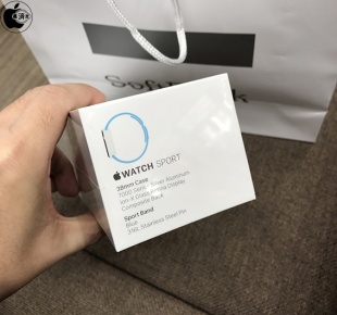 Apple Watch Sport 38mm/ブルースポーツバンド