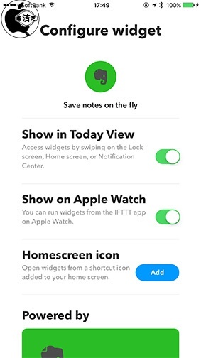 Show on Apple Watch