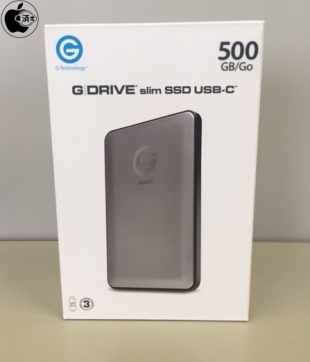 G-Technology 500GB G-DRIVE slim SSD USB-Cポータブルドライブ