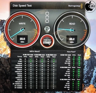 Blackmagic Disk Speed Test
