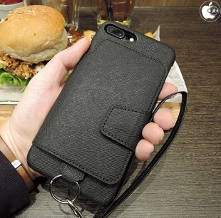 RAKUNI PU Leather Case with Strap for iPhone 7 Plus