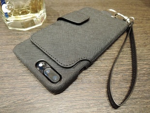 RAKUNI PU Leather Case with Strap for iPhone 7 Plus