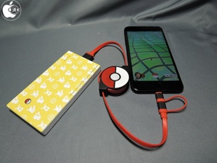 cheero 2in1 Retractable USB Cable with Lightning & micro USB POKEMON version 70cm