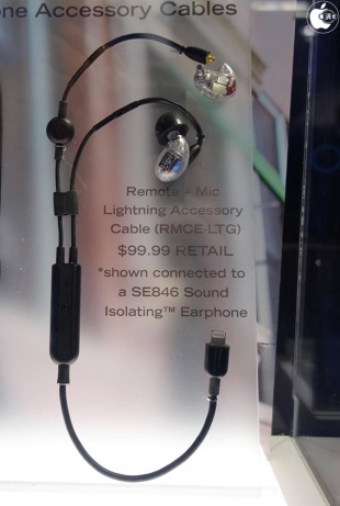 Shure Remote + Mic Lightning Accessory Cable