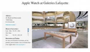 Apple Watch at Galeries Lafayette