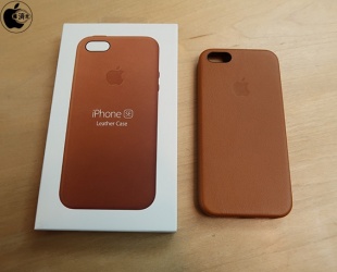 iPhone SEレザーケース - サドルブラウン