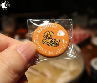 豚組しゃぶ庵 名古屋 特製缶バッジ