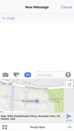 Google マップ for iMessage