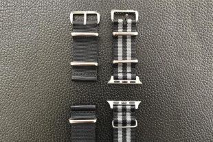 nato type strap for apple watch