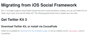 Twitter Kit 3