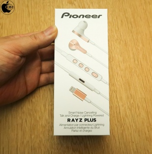 Pioneer Rayz Plus Lightning-Poweredイヤフォン