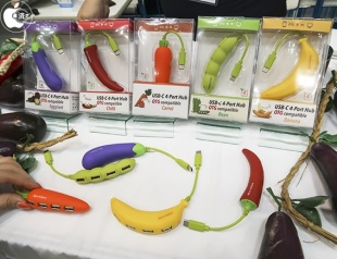 Vegeta USB-C 4-Port Hub OTG compatible