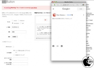 Google +1 ボタン