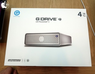 G-Technology 4TB G-DRIVE Thunderbolt 3外付けハードドライブ