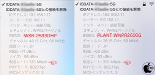 転送レート比較